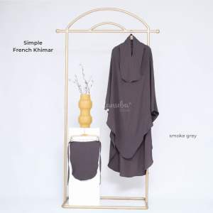 Simple French Khimar by Zanuba Hijab French Khimar syar’i polos