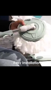 VISION Rotating Mop With Bucket 360 Degree Absorbent Cloth Dry&Wet Dual-use Mop Automatic Spin Drying And Dehydration