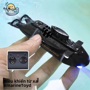 Tàu Mini RC Thuyền Đồ Chơi Điều Khiển Từ Xa 2.4G Tàu Ngầm Chống Nước Sạc Mô Hình Mô Phỏng Bmarine Cho Bé Trai Trẻ Em Quà Tặng