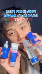 Emina Ms. Pimple Acne Solution Face Toner 50ml | 100ml - Toner Wajah Melembabkan Kulit Berjerawat