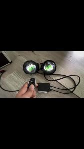 LED Dynamics Devil Eye Light With Remote Control Car LED Devil Eyes Motorcycle/Car Lens Headlight Auto Light Accessories