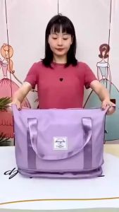 MC TS1550 Tas Travel Bag Duffel Wanita Jinjing Penyimpanan Olahraga Portable Travel Bag Hand Carry Koper Waterproof