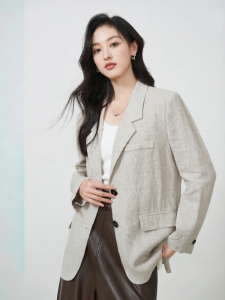 ESE·Y | Slim Fitting Linen Blazer