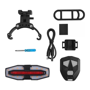Universal Turning Signal Tail Light USB Rechargable Smart Wireless LED Light for Xiaomi M365 Pro 2 Mi3 for Ninebot Max G30 G65
