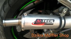 Knalpot racing Ai-Tech stainless steel for kawasaki Ninja 150 R / RR / SS