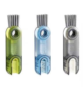 3-in-1 cup pacifier cleaning brush multifunctional cleaning brush