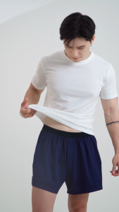 DLSTAR Mens 100% Cool Compact Cotton Boxer Shorts with Elastic Waistband