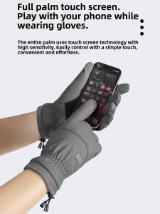 JIFANPAUL | Warm Fleece Thickening Motorcycle Touchscreen Gloves