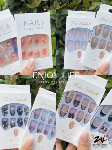 Press-On Nails ✅24pcs｜Fake Nail Tips｜Kuku Palsu｜美甲贴片｜Ready Stock 🇲🇾 & Fast Shipping｜DIY Kuku Cantik