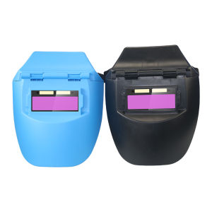 Portable solar auto dimming true color welding mask half helmet Spiral welding helmet welder cap