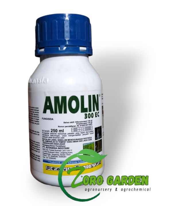 Amolin R FUNGISIDA AMOLIN 300EC 250ML PENGENDALI PENYAKIT BUSUK PELEPAH PADA ...