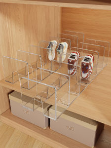 evesigar | Simple Multilayer Transparent Cartoon Baby Shoe Rack