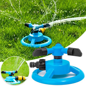 360 Degree Automatic Sprinkler - Water-Saving Tool - Rotating Garden Sprinkler - Three-arms Sprinkler Head - Garden Watering Irrigation Supplies