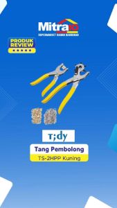 Tidy Tang Pembolong Bahan Kulit TS-2HPP Kuning
