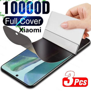 Privacy Hydrogel Film For Xiaomi 14 Ultra Pro 14T 15 Global 13T 13 Lite Screen Protector Without Fingerprint Unlocking 3Pcs