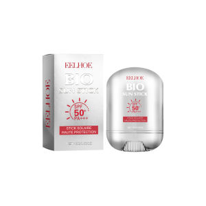 Eelhoe ไบโอครีมอาบแดดครีมกันแดด Spf50 + Pa +++แท่งป้องกันแสงแดดชุ่มชื้นบล็อกที่มีประสิทธิภาพยูวีครีมกันแดดป้องกันใบหน้าและร่างกายป้องกันการถูกแดดเผาแสงแดดไม่เหนียวเหนอะหนะอุปกรณ์ดูแลผิว15กรัม