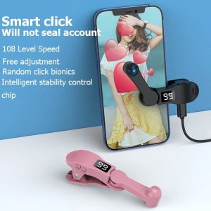 Bluewow Auto Clicker Cho Điện Thoại Tự Động màn hình điện thoại Tapper Màn Hình Thiết Bị Tự Động Clicker USB có thể điều chỉnh được Mô Phỏng Cho Mua Sắm Trò Chơi B02