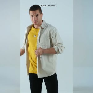 Bombboogie Kemeja Pria Regular Vessel Khaki 24915B5KH