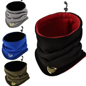 Mens Winter Thickened Neck Gaiter Warm Neck Gaiter Cervical Vertebra Hood Plus Velvet Outdoor Cycling Scarf for Women