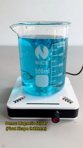 Large Size Laboratory Magnetic Stirrer Bar - Cylinder Pivot Oval Shape - PTFE Coated - Suitable for All Brand Stirrer Plates - Chemical Resistant - Strong Magnet