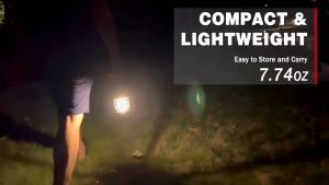 ไฟแคมป์ปิ้ง ตะเกียงแคมป์ปิ้ง โคมไฟแคมป์กลางแจ้งย้อนยุค แคมป์ไฟแบบพกพา โคมไฟฉุกเฉิน LED USB ชาร์จ