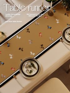 HOUGOUXIANG | Festive High-end Oil-waterproof Table Runner