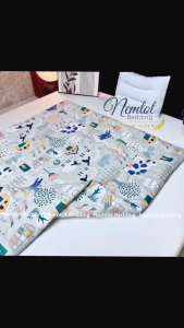 🌙SIÊU MÁT🌙 Mền Lụa Tencel Viscose Cho Bé 1m2x1m5 Chần Bông Thoáng Mát Mềm Mịn (Tặng Kèm Túi Đựng) _ Nemtot Bedding