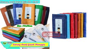 Sarung Anak-Anak Gajah Manggis Junior Anak SDSMP-Kain Sarung Bocah Kecil Junior-Vegasus Store(COD)