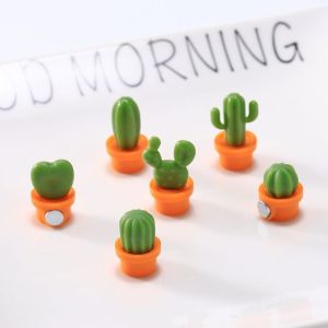 Magnet Kulkas Kaktus Mini Tempelan Kertas Catatan Dekorasi Kulkas 3W0W06