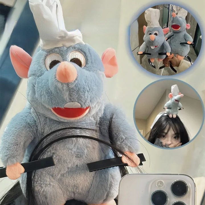 Disney ratatouille hairband dễ thương hoạt hình dễ thương búp bê vải ...