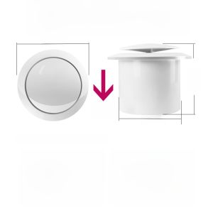 Wall-Mounted Dual Direction Ventilator Window Type Exhaust Fan for Kitchen Bathroom Moxibustion Smoke Removal Odor Elimination