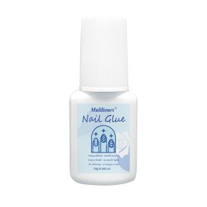 Nail Glue Quick Dry Long-Lasting Hold for Press on Nails Easy Application with Nail Bond Brush Functional Gel Nail Bonding