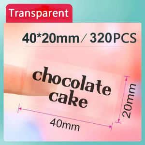 Niimbot B1 Transparent Stickers Label Printer Round/Square Portable Mini Printer Thermal Paper Labels For B21/B3S/B203 Niimbot