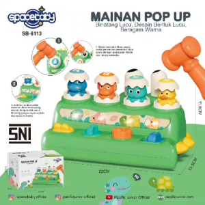 Spacebaby Pop Up Toys SB-8113 / Mainan Anak Mainan Pukul Anak