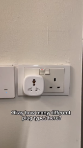 Outsmart WiFi Universal Smart Plug 16A UK – Travel Adapter Energy Saving Remote Timer & Voice Control