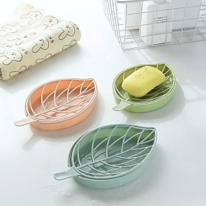 SEA JJT ใบสองชั้นท่อระบายน้ำสร้างสรรค์ในครัวเรือนสบู่กล่องฟรีพรุนห้องน้ำระเบียงสบู่ซักผ้าสบู่