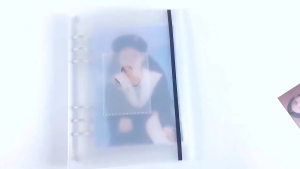 A5 Photo Album Binder 6 Ring Loose Leaf Photocard Holder Card Collector Book Kpop Idol 手账本
