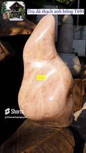 Trụ Đá Thạch Anh Hồng T691 đặt phòng khách - Nặng 6.8kg (KT: 30 x 16 x 14 cm) – Vật phẩm phong thủy may mắn