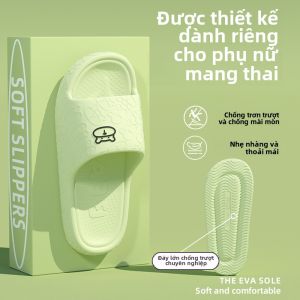Dép Đi Trong Nhà Mùa Hè Chống Trượt Cho Bà Bầu Dép Đi Trong Nhà EVA Thoải Mái Thoáng Khí Chống Mùi Dép Đi Trong Nhà Phong Cách Ngọt Ngào