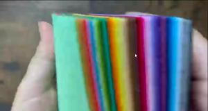 40Pcs 10*15cm Nonwoven Fabric Fabric Felt Fabric Sheet Assorted Color Soft Cloth Patchwork Sewing DIY Craft Toys Dolls Handmade
