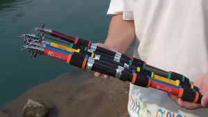 Fishing Rod Set 1.8m Full Set Fishing Rod and Reel Set Fish rods Telesscopic Fishing Rod Fishing Rod and Fishing Reel and Fishing Line and Fishing Accessories
