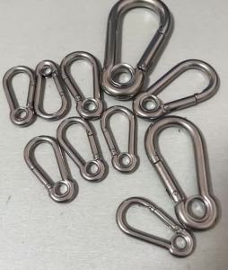 1/2PCS Spring Snap Hook M4 M5 M6 M7 M8 M10 Swing Rope Link Buckle Carabiner Connection Safety Buckles Climbing Accessories
