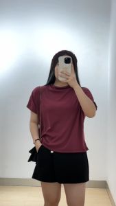 2321 avoda knit blouse turtleneck blouse oversize bigsize