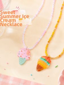 WAMEN | Summer Sweet Ice Cream Charm Necklace