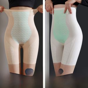 miiow | Ice Silk High Waist Shapewear Pants Womens Seamless Tummy Control Butt Lifting Ultra Thin Liquid Elastic Fiber Underwear