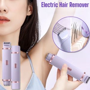 Dual-Head Dual-Use Electric Hair Remover Rechargeable Painless Hair Removal Tool Body Hair Trimmer Women