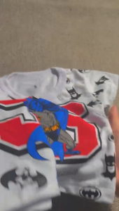 Setelan Batman Bayi Balita Kaos Anak Lengan Pendek Celana Pendek 3Bln–2Thn