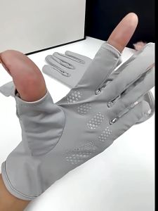 FU Sarung Tangan Gloves Sarung Tangan Anti Uv Motor Wanita Sarung Tangan Matahari Upf50 Sarung Tangan Motor Panjang Antislip S04