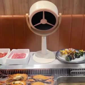 XIAOMI Mini Desktop Range Hood USB Charge Removable Portable Home Dormitory Outdoor Barbecue Hot Pot Range Hood Smoke Exhauster迷你吸烟器