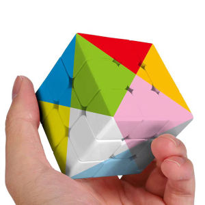 ลูกบาศก์ความเร็ว 3x3x3 สิบสองสีรุ้ง ปริศนาเสริมพัฒนาการสำหรับเด็ก เกมฝึกสมอง คิวบ์มายากล